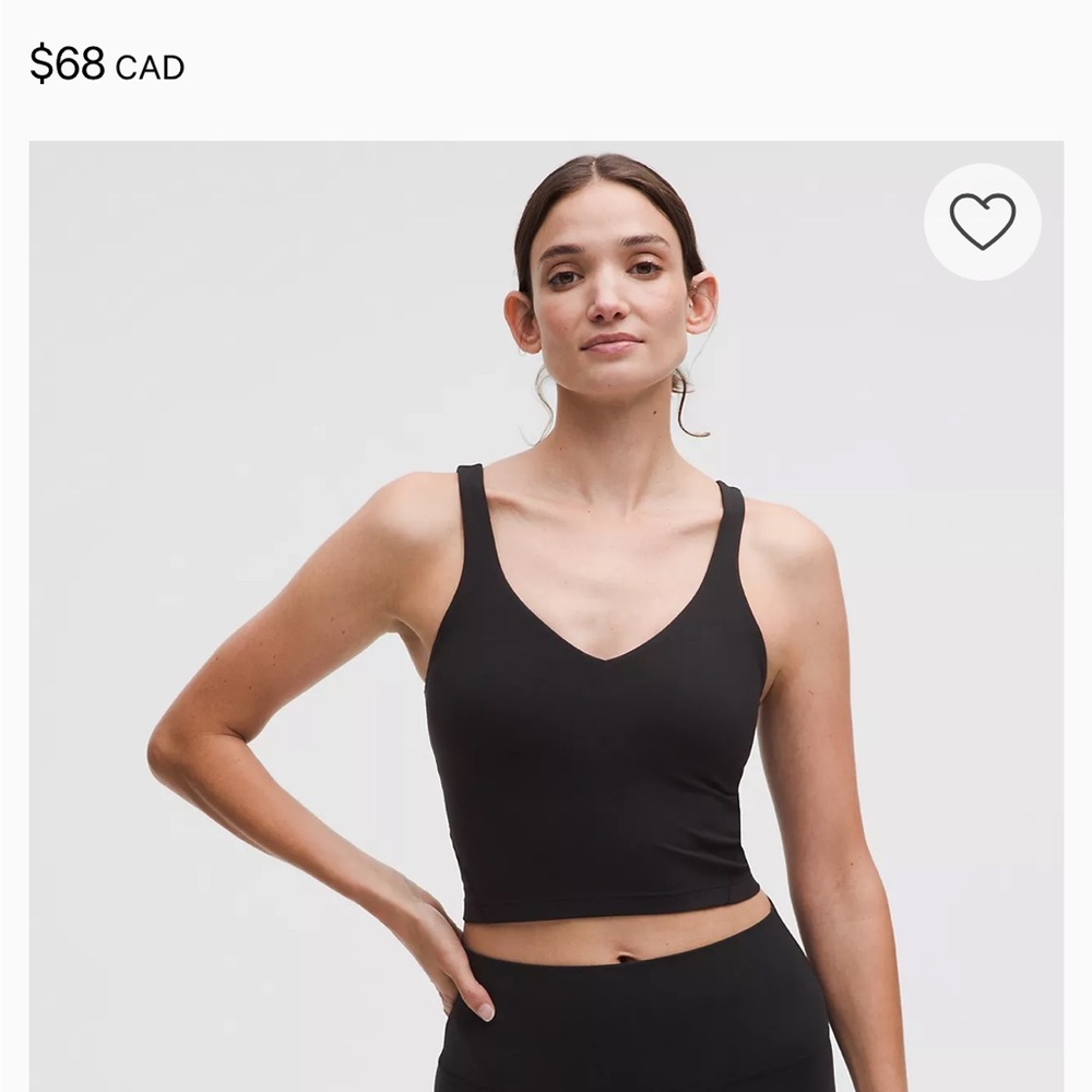 lululemon athletica Black Align™ Tank Top